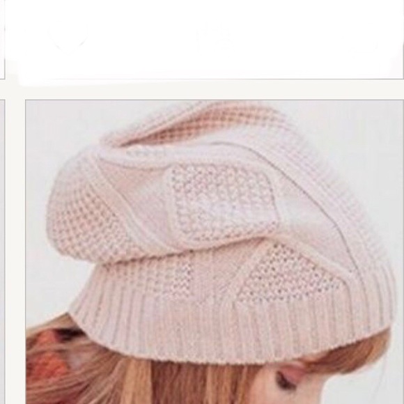 Soft Warm Cable Knit Beanie from The JetSet Diaries in pastel pink EUC - Picture 2 of 7